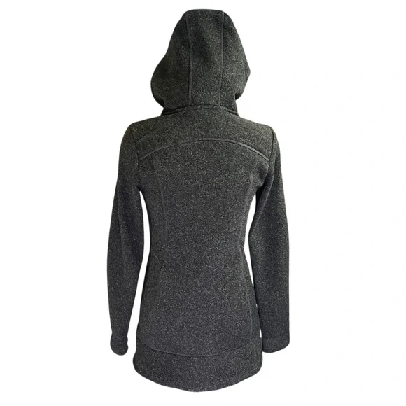 Athleta Cya Stronger Fleece Full-Zip Hoodie Long Jacket - Picture 3 of 13